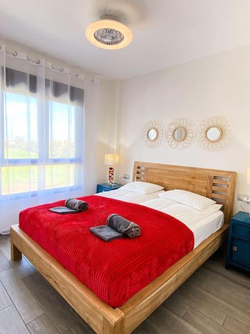 Sunny Luxury Apartment With Two Great Sunny - Level Terraces, Two Swimming Pools, In A New Complex Pueblo Majorero, Close To Fuerteventura Golf Club, Next To The Beach , Atlantico Shopping Mall And Casino In Caleta De Fuste Bagian luar foto